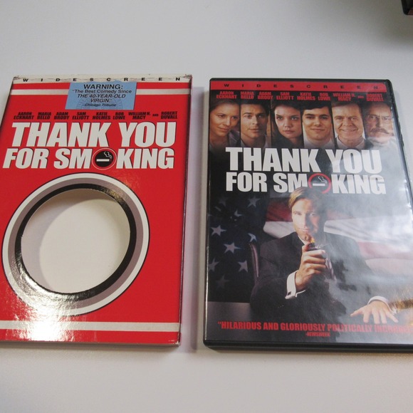 Other - Thank You For Smoking DVD Widescreen Comedy Movie‎ Aaron Eckhart